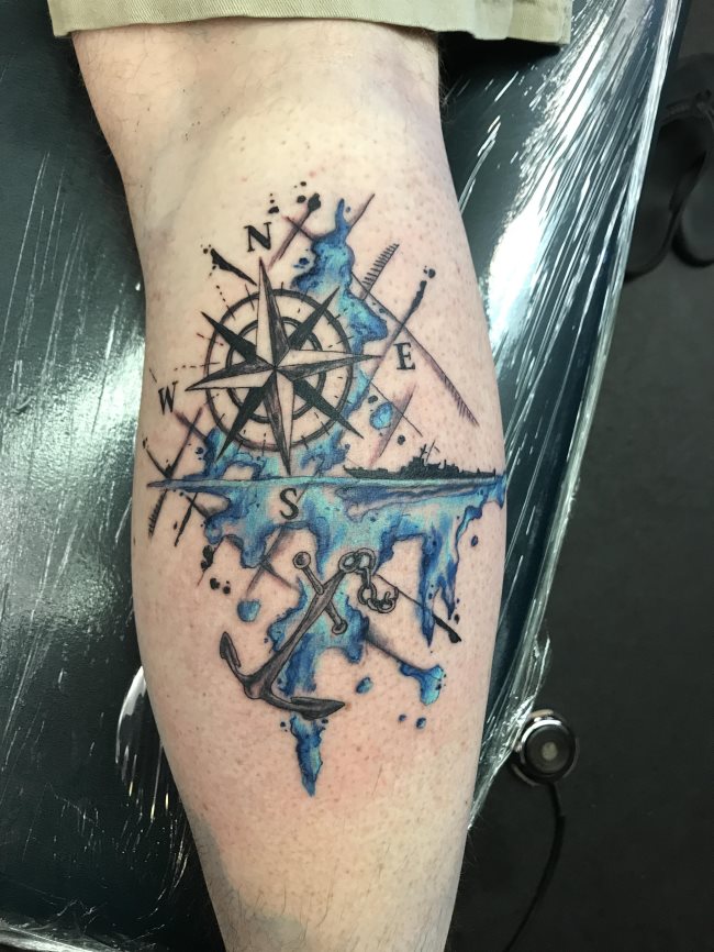 Que symbolise un tatouage nautique?
