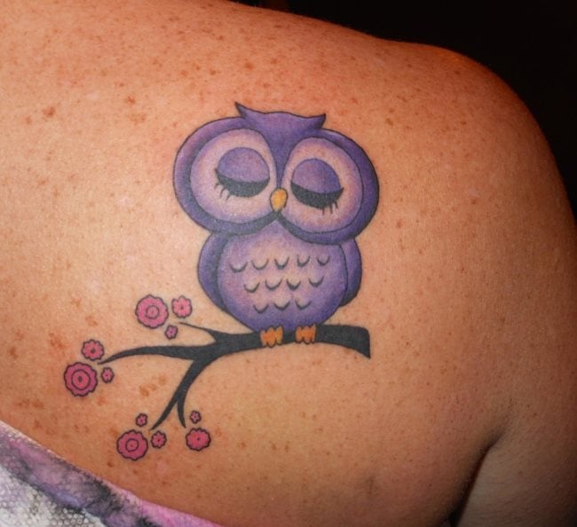 owl tatoo 1