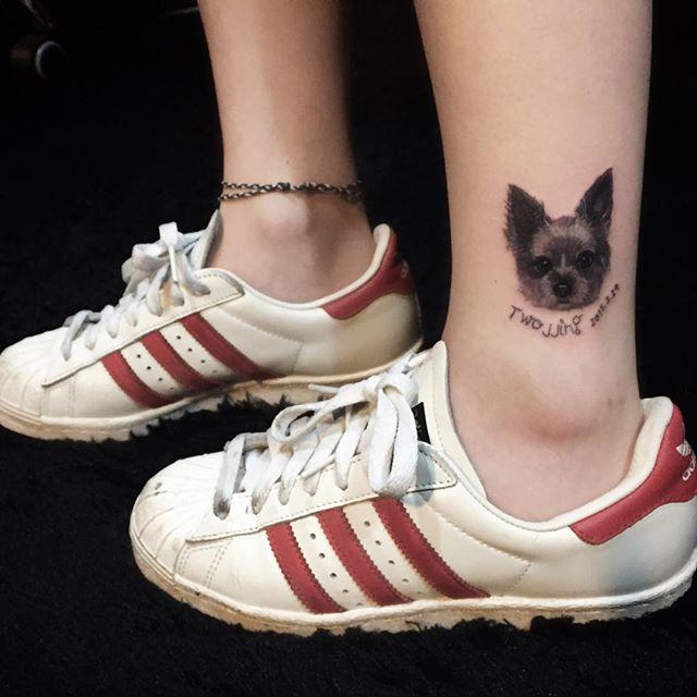 tatouage chien 121