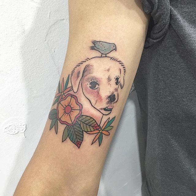 tatouage chien 139