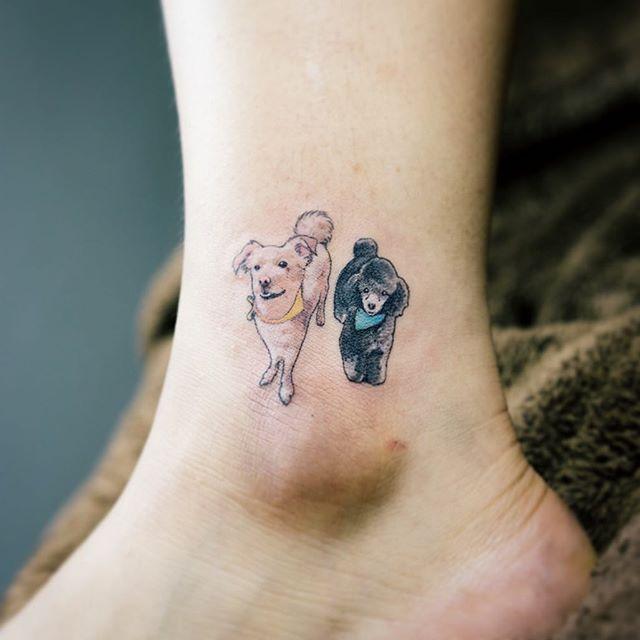 tatouage chien 21