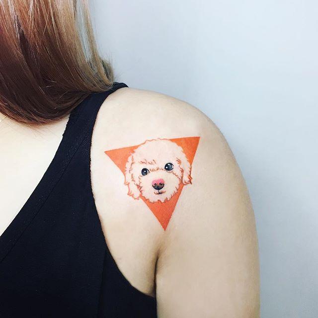 tatouage chien 47