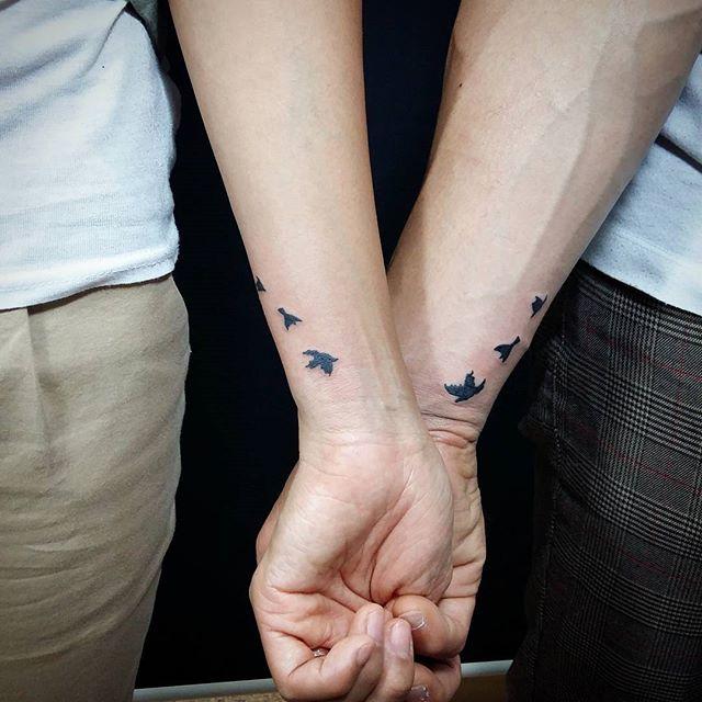 tatouage couple 75