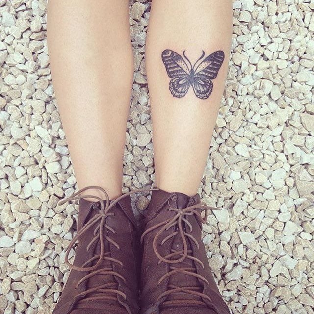 tatouage femme jambe 115
