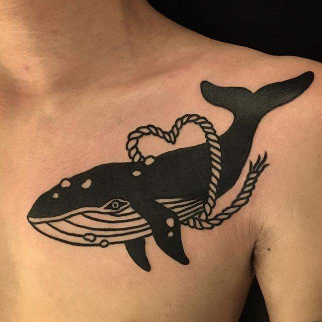 tatouage baleine 81