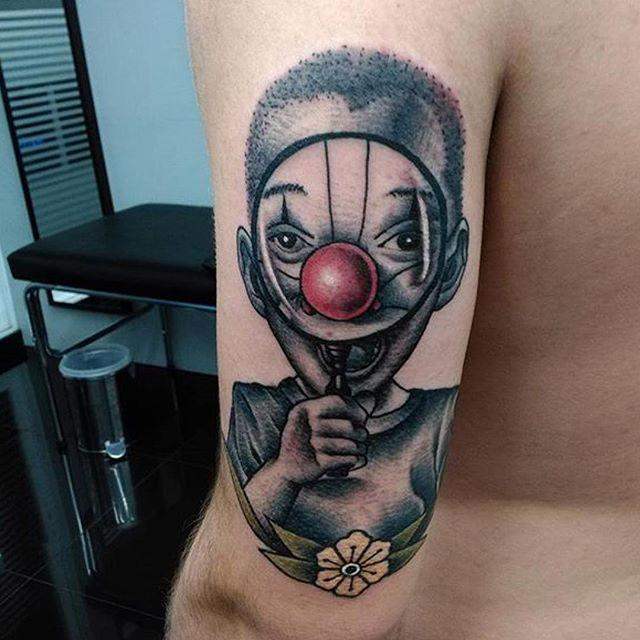tatouage clown 11