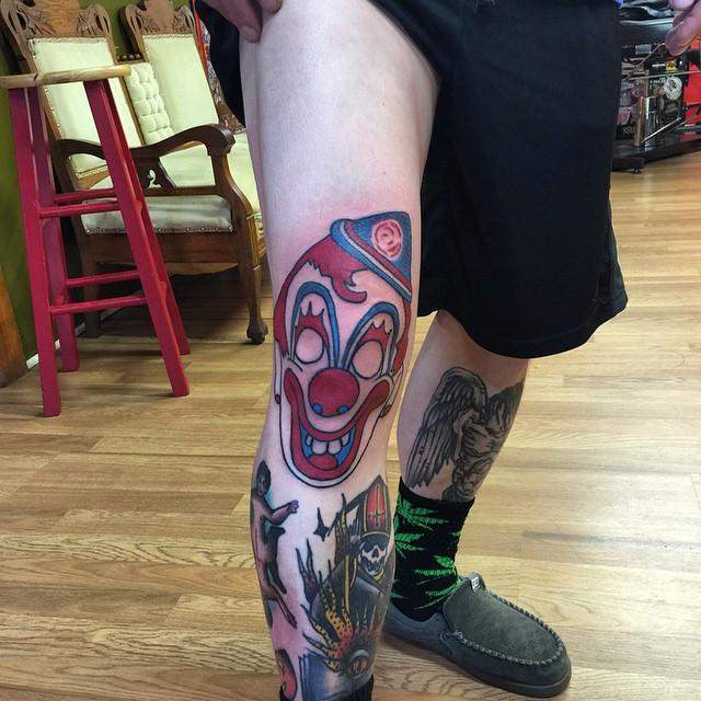 tatouage clown 113