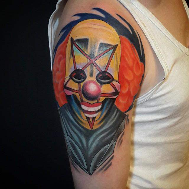 tatouage clown 121