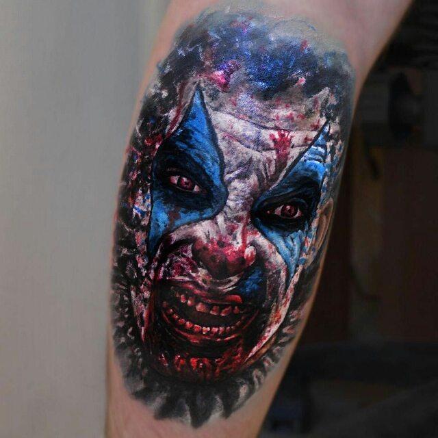 tatouage clown 131