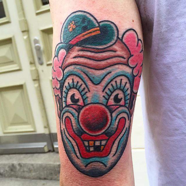 tatouage clown 47