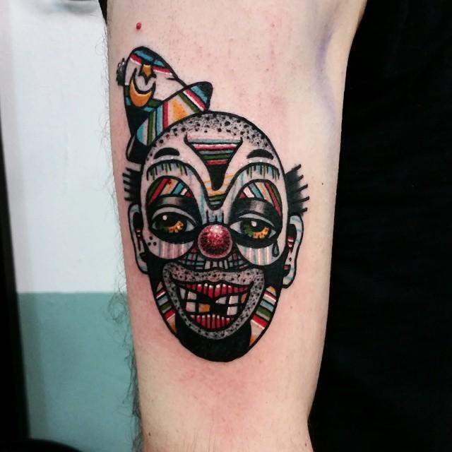 tatouage clown 53