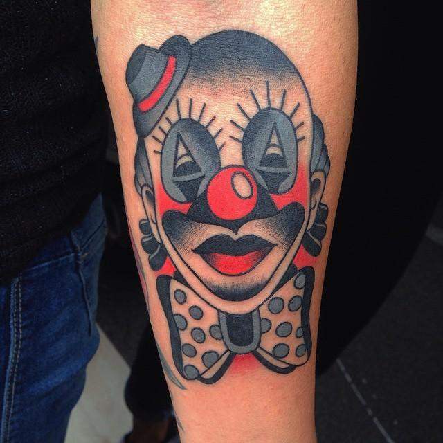 tatouage clown 61