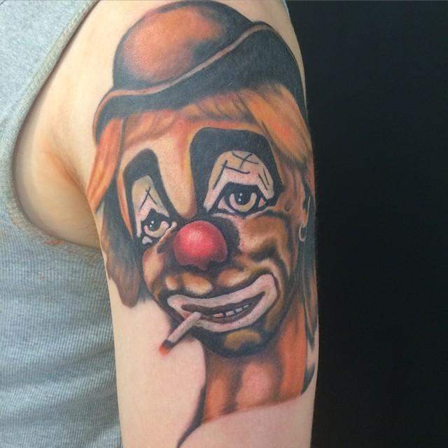 tatouage clown 63
