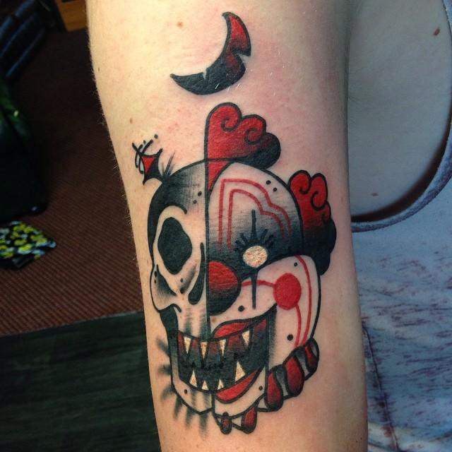 tatouage clown 69