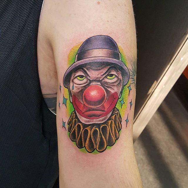 tatouage clown 71