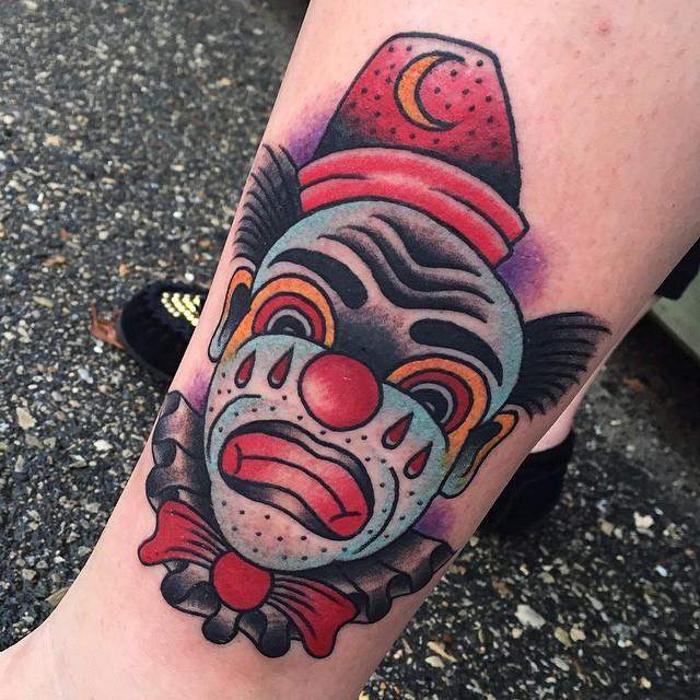tatouage clown 93