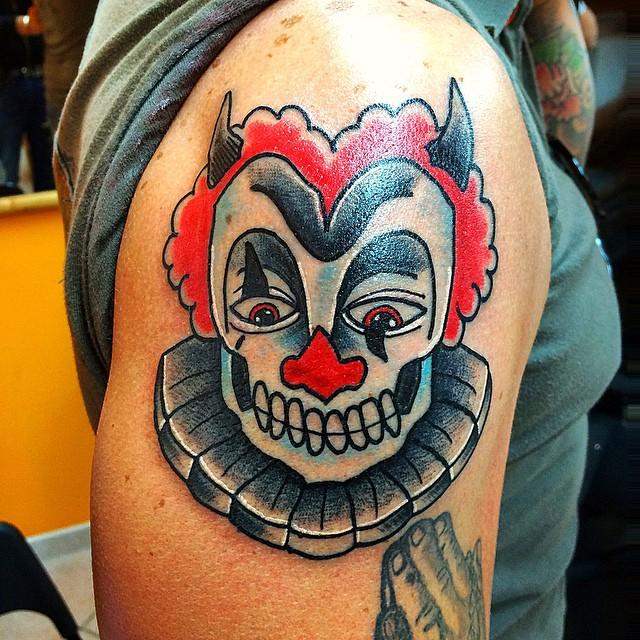 tatouage clown 99