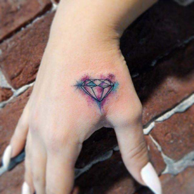 tatouage diamant 53
