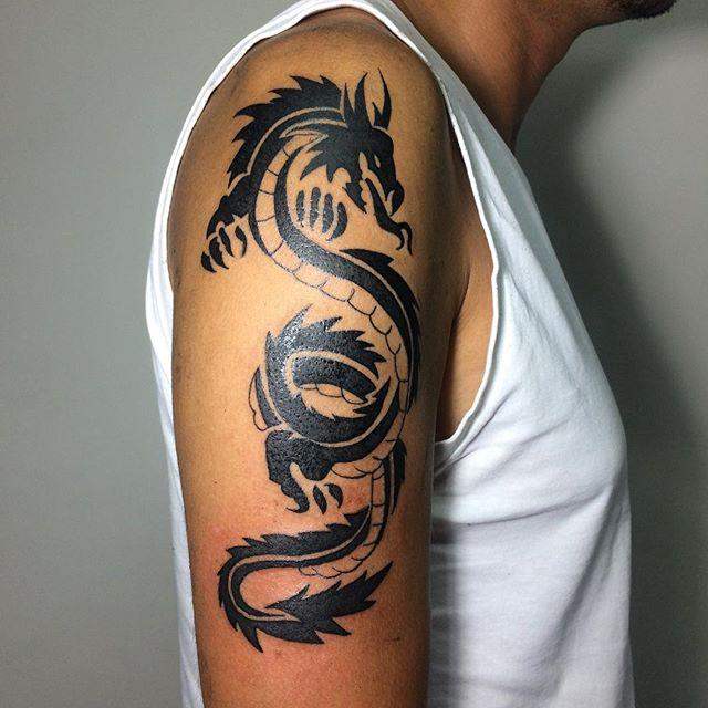 tatouage dragon 41