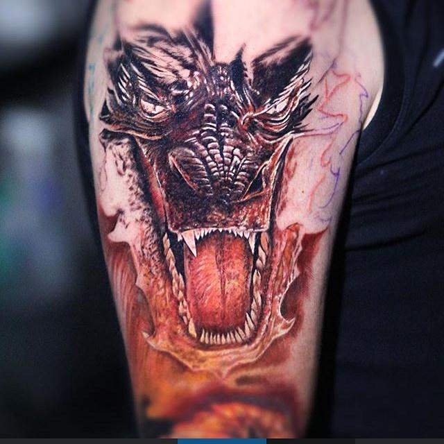 tatouage dragon 57
