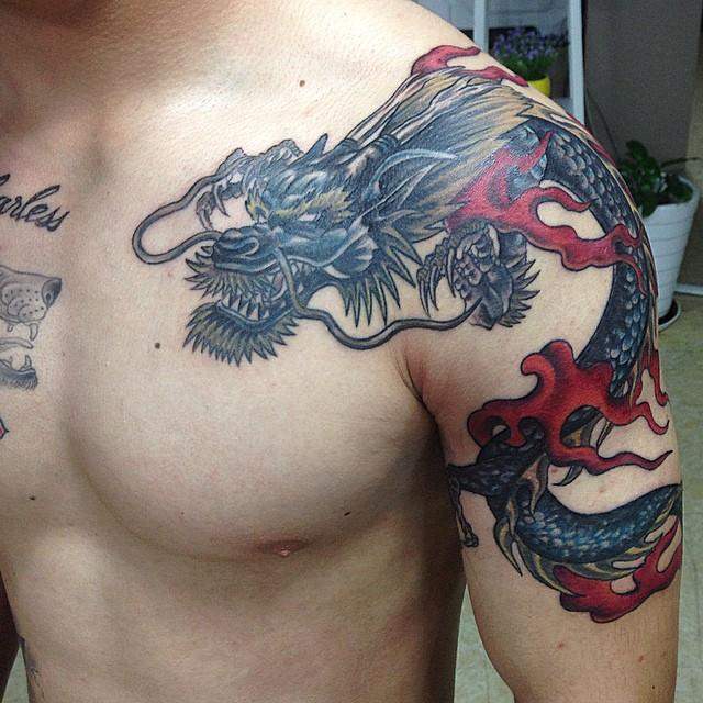 tatouage dragon 69
