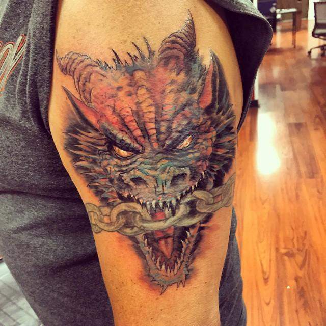 tatouage dragon 77