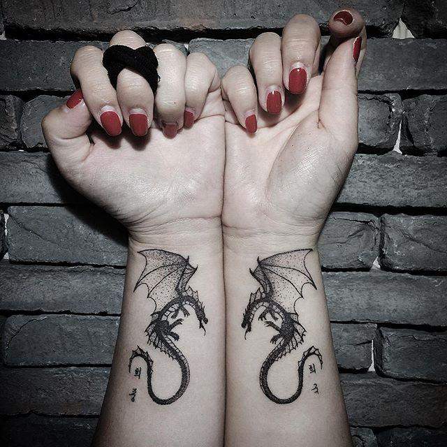 tatouage dragon 99