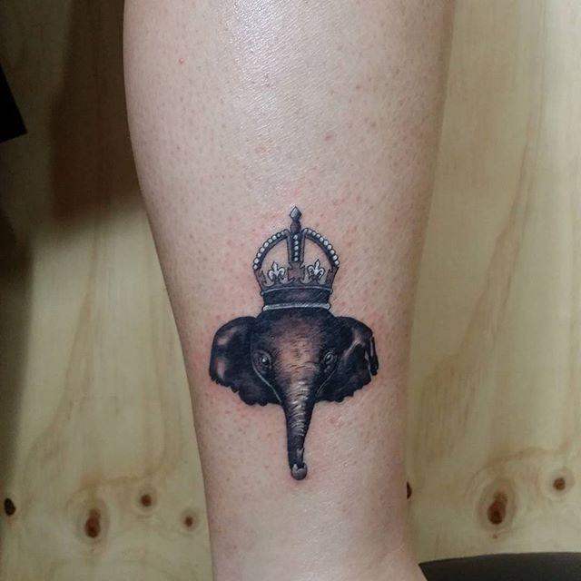tatouage elephant 17
