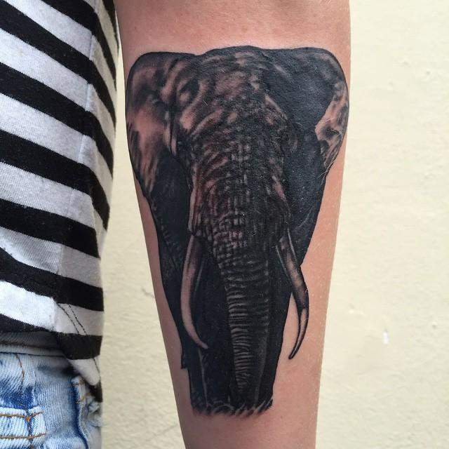 tatouage elephant 51