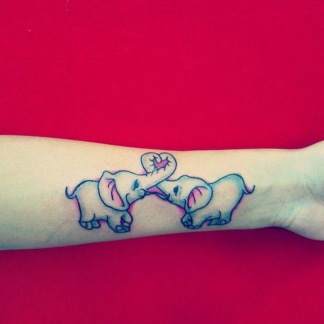 tatouage elephant 57