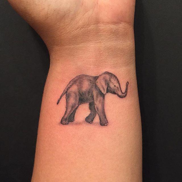 tatouage elephant 59