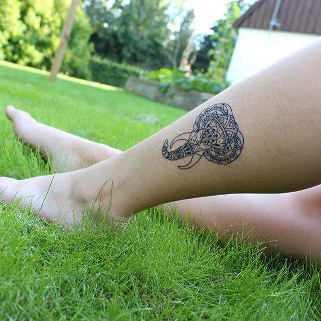 tatouage elephant 83