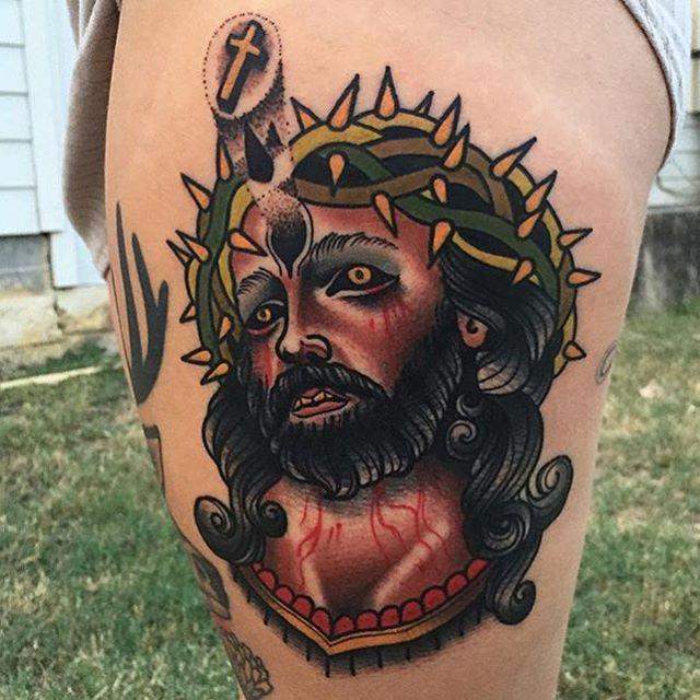 tatouage jesus 15