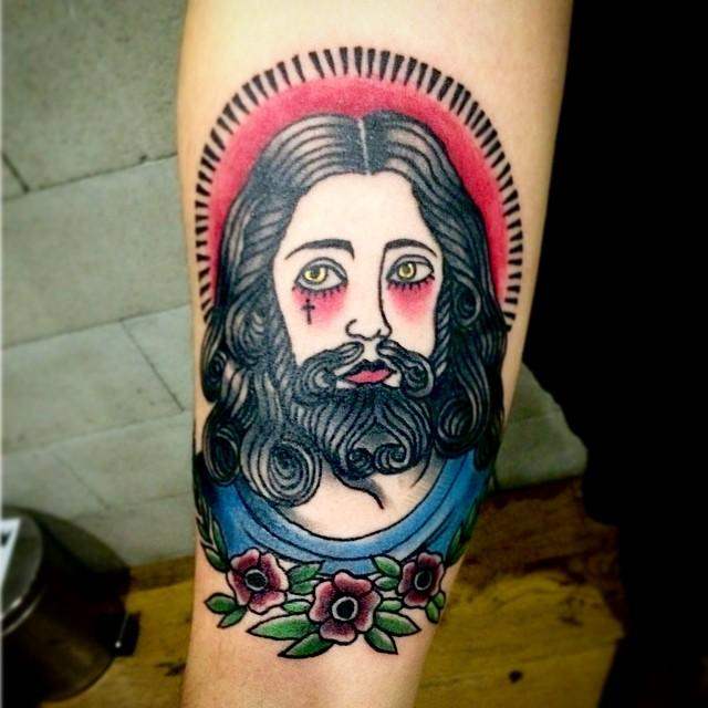 tatouage jesus 25