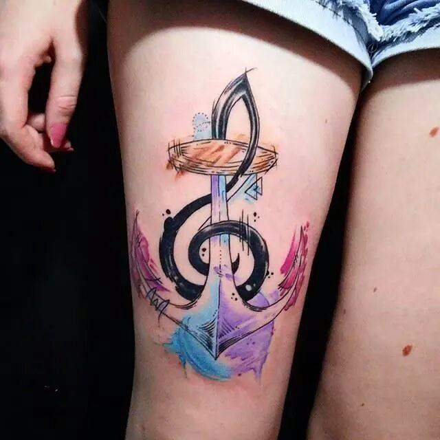 tatouage musicale 15