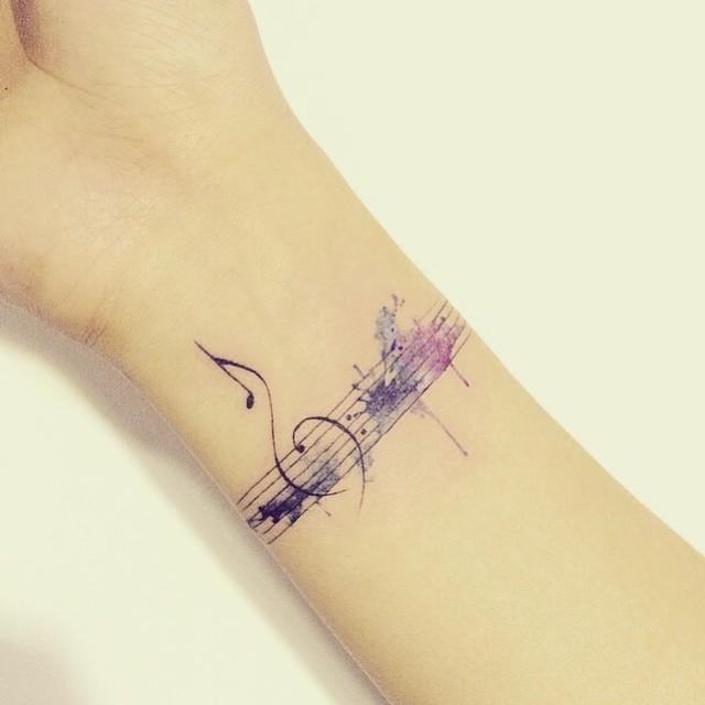 tatouage musicale 21
