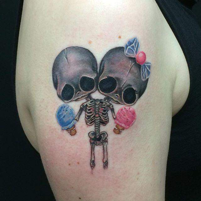 tatouage tete de mort 13