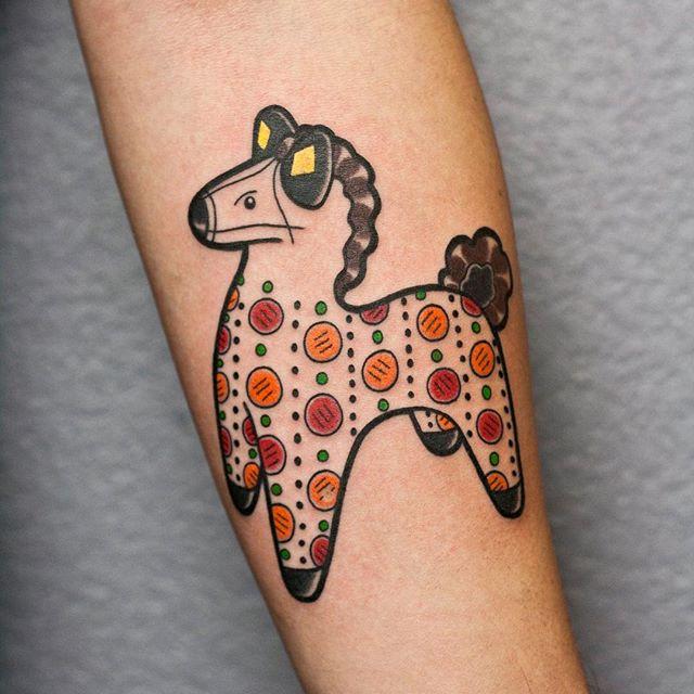 tatouage cheval 17