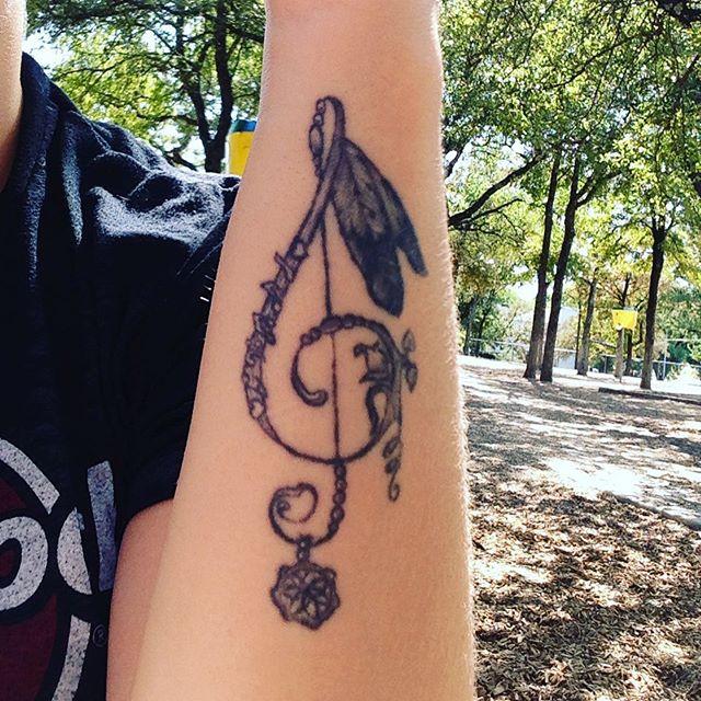 tatouage note musical 35