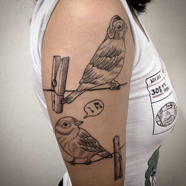 tatouage oiseau 73