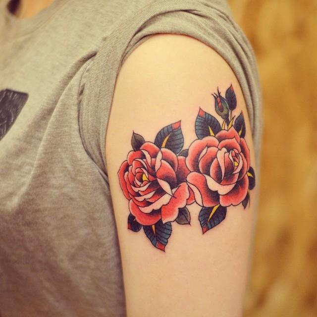 tatouage roses 05