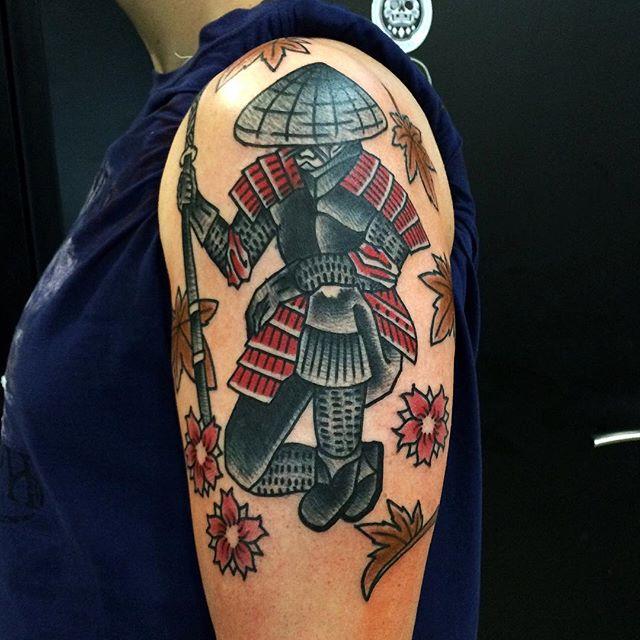 tatouage samourai 107