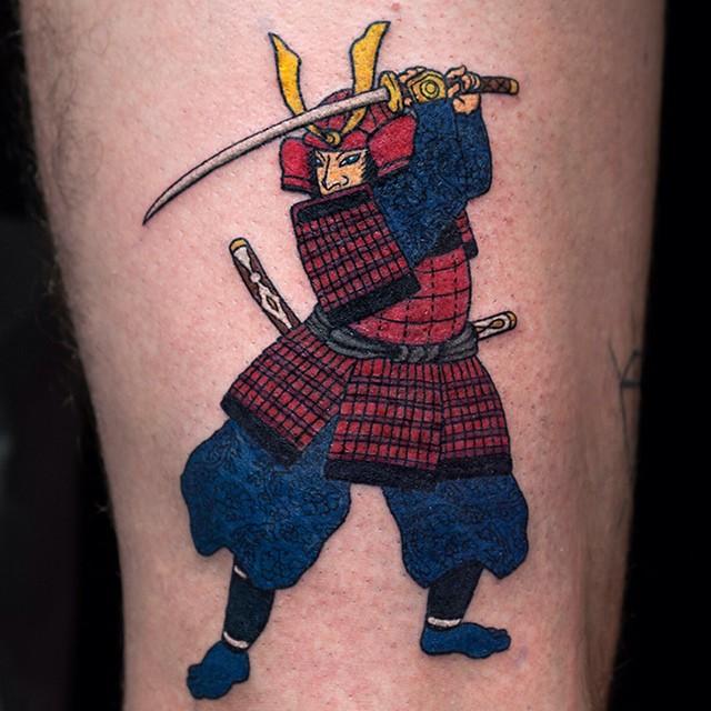 tatouage samourai 33