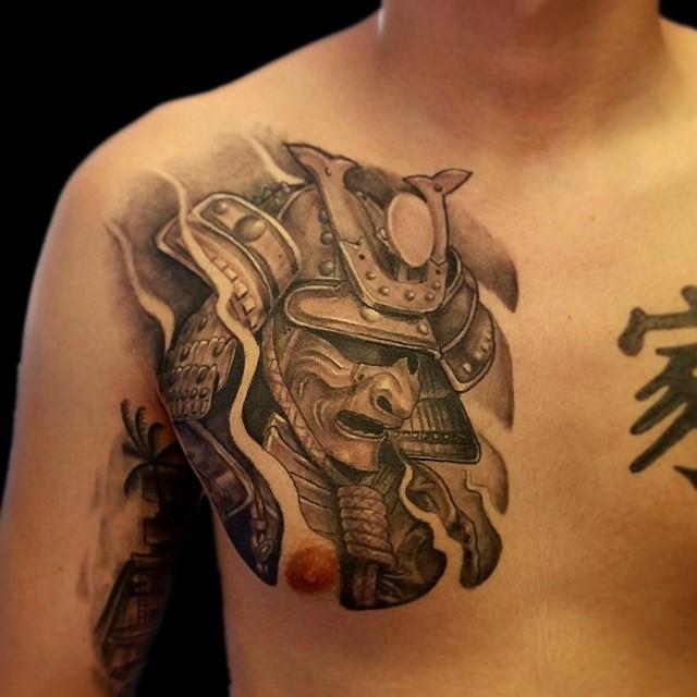 tatouage samourai 67
