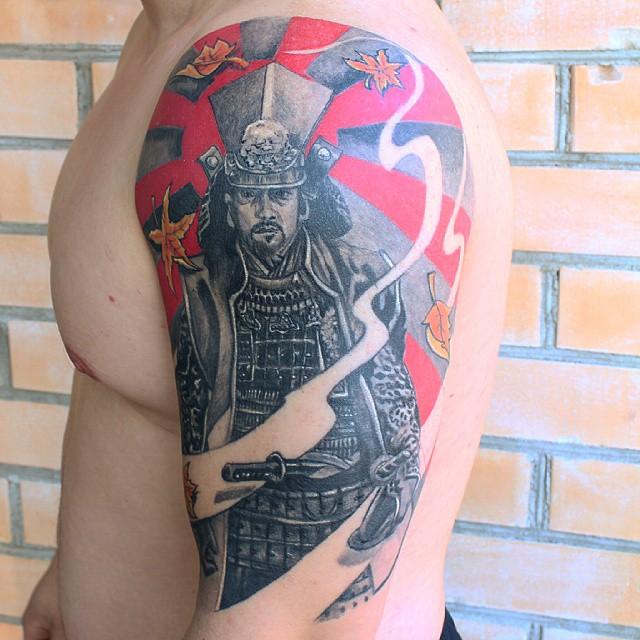 tatouage samourai 81