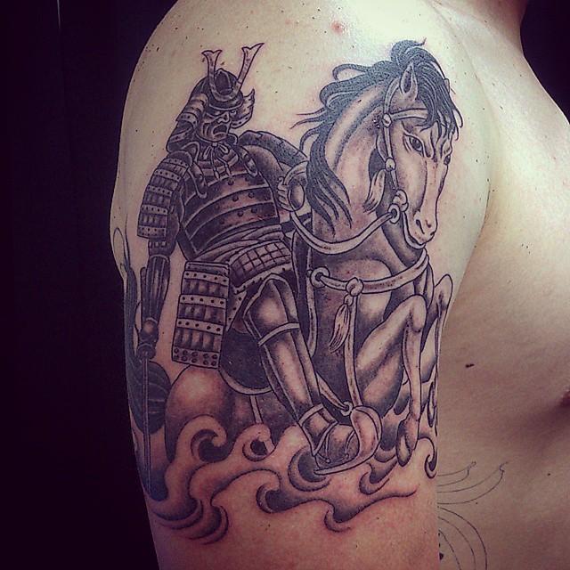 tatouage samourai 87