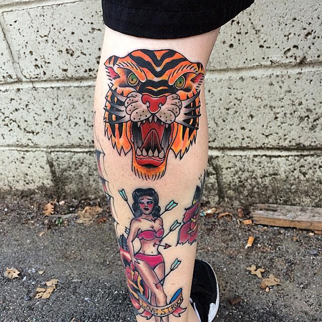 tatouage tigre 115