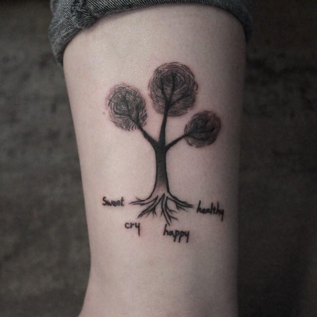 tatouage arbre 01