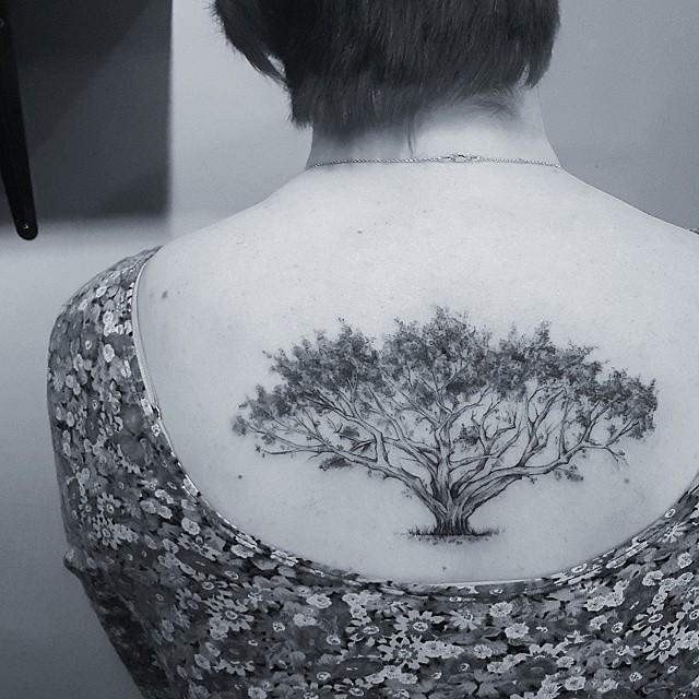 tatouage arbre 59