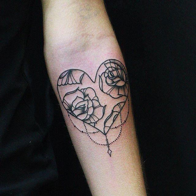 tatouage coeur 21